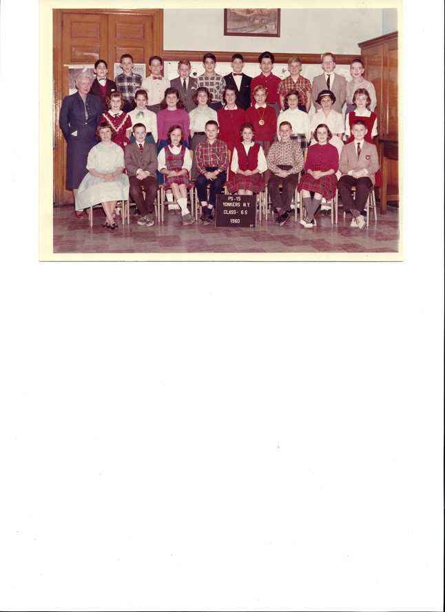 Ms. Stevenson's School 15 Class of 1960